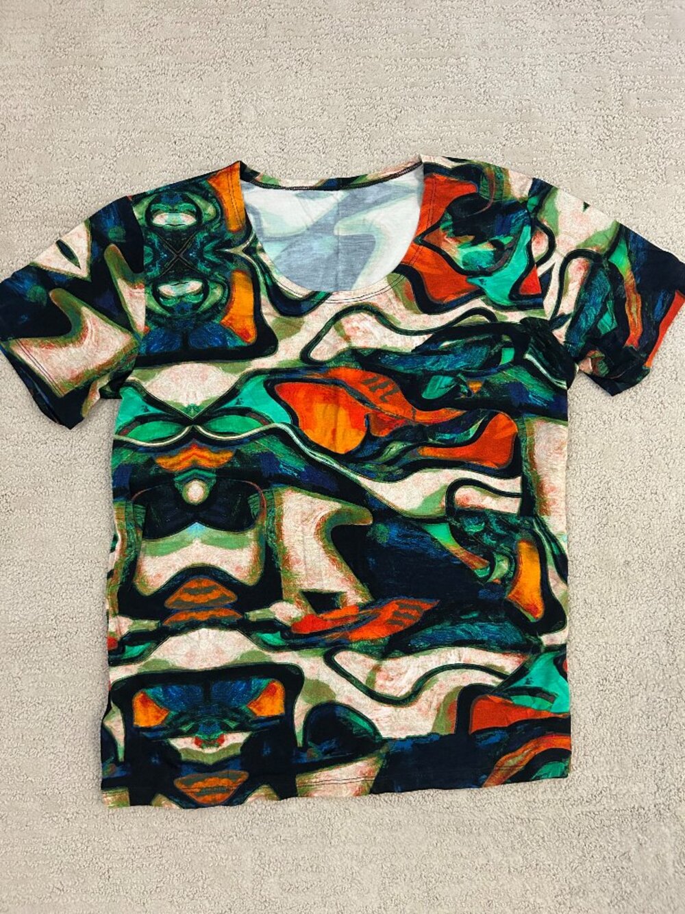 Multi-colour summer tee